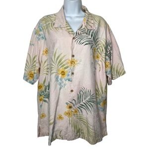 Tommy Bahama Silk Floral Hawaiian Shirt